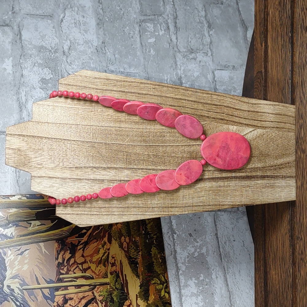 Jay King Pink Coral Statement Necklace